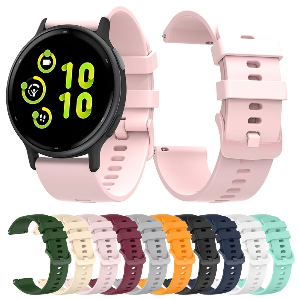 Versatile 20mm Silicone Smart Watch Band - Premium Comfort & Style
