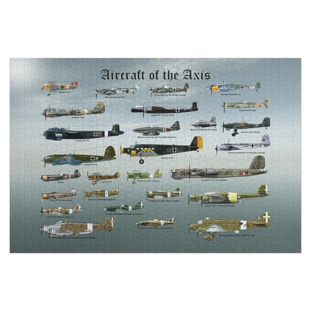 Aircraft of the AXIS Jigsaw Puzzle Baby Wooden Toddler Toys Customized Picture Puzzle