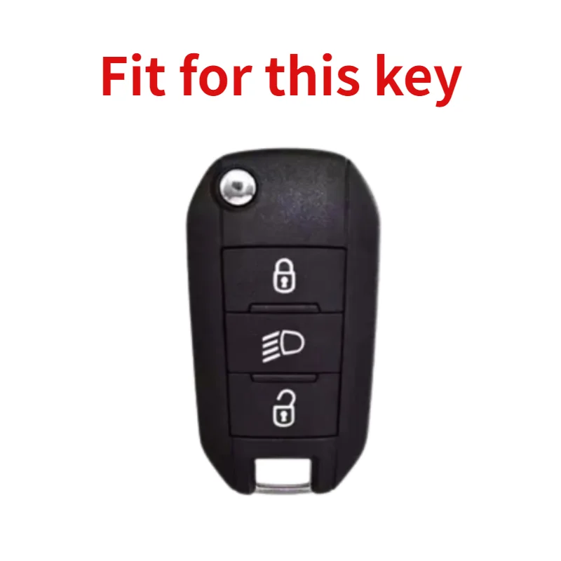 Silicone Car Key Case Cover Skin Holder Fob for Peugeot 208 308 408 508 2008 3008 4008 for Citroen C4 Cactus Picasso C4L C5 C5 key case key case cover car key shell remote control case cover