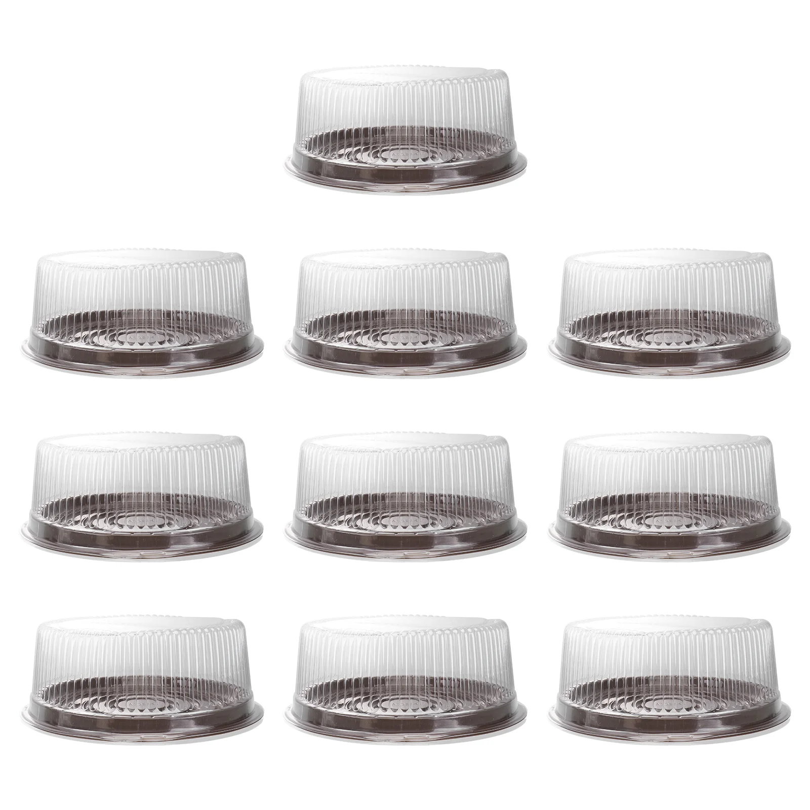

inch Cake Boxes Containers Carriers with Dome Lids Round Cake Carriers for Transport Clear Cake Packaging small businesses