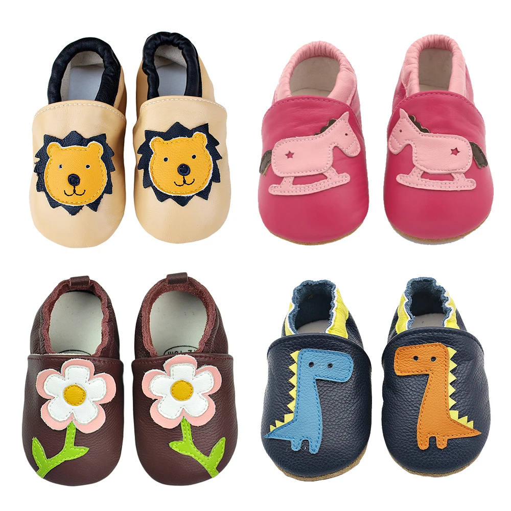 

0-2Year Baby Shoes Soft Genuine Leather Boys Girls Skid-Proof Shoe Autumn Baby Sneakers Toddler Slippers Soft Sole First Walker