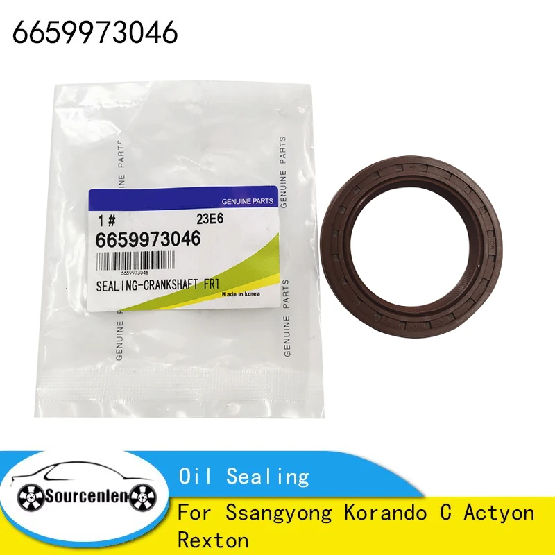 6659973046 Genuine Crankshaft Front Oil Sealing for Ssangyong Korando C Actyon Rexton 6659973646