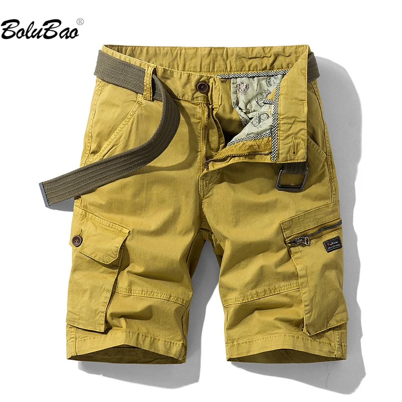 

BOLUBAO 2023 Casual Shorts Men's Spring And Summer Products Trend Slim-Fit Cotton Overalls High-Quality Design Hot Shorts Men