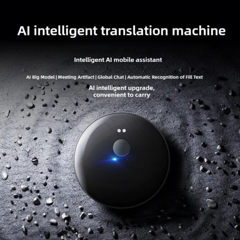 AI 102 Intelligent AI Mobile Assistant 50 Languages Bluetooth Voice Translator Portable Audio Photo Recognition Translation
