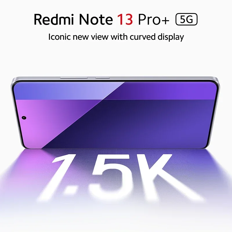 Global Version Xiaomi Redmi Note 13 Pro Plus 5G 200MP OIS Camera 120Hz 1.5K Curved Display MediaTek Dimensity 7200-Ultra IP68 cell phone,mobile phone