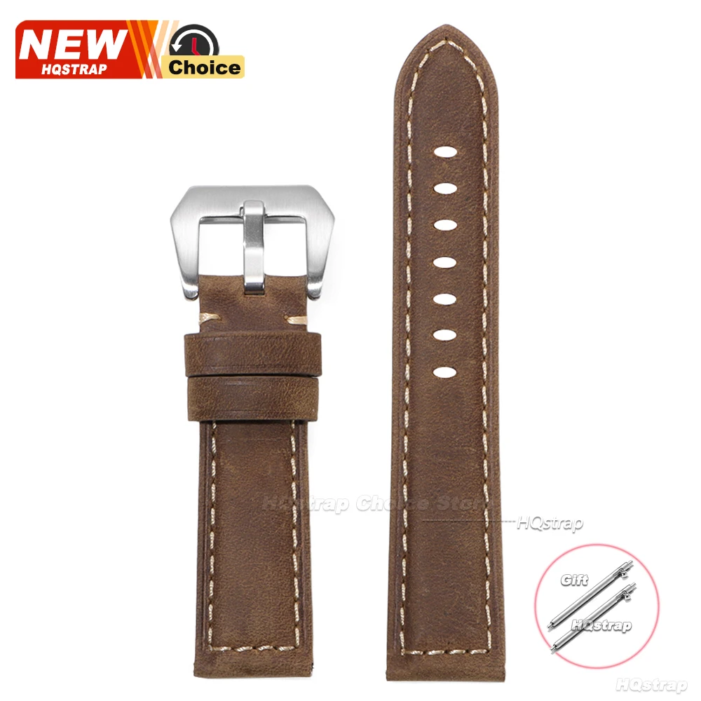 Timeless Quick Release Leather Smartwatch Band - Universal Fit Strap