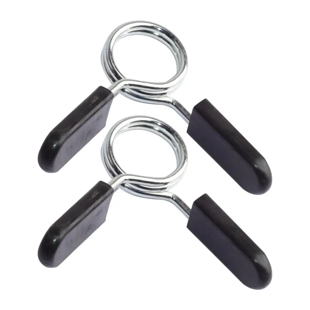 1 Pair Barbell Bar Clamps Clips Collars For Gym Weight Lifting