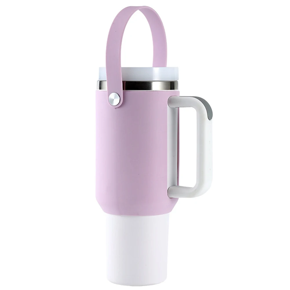 Description Picture 5 of itemCup Protective Sleeve Water Bottle Carrier Bag Sleeve Accessories Reusable Water Bottle Boot Silicone for Stanley Cup 40oz
