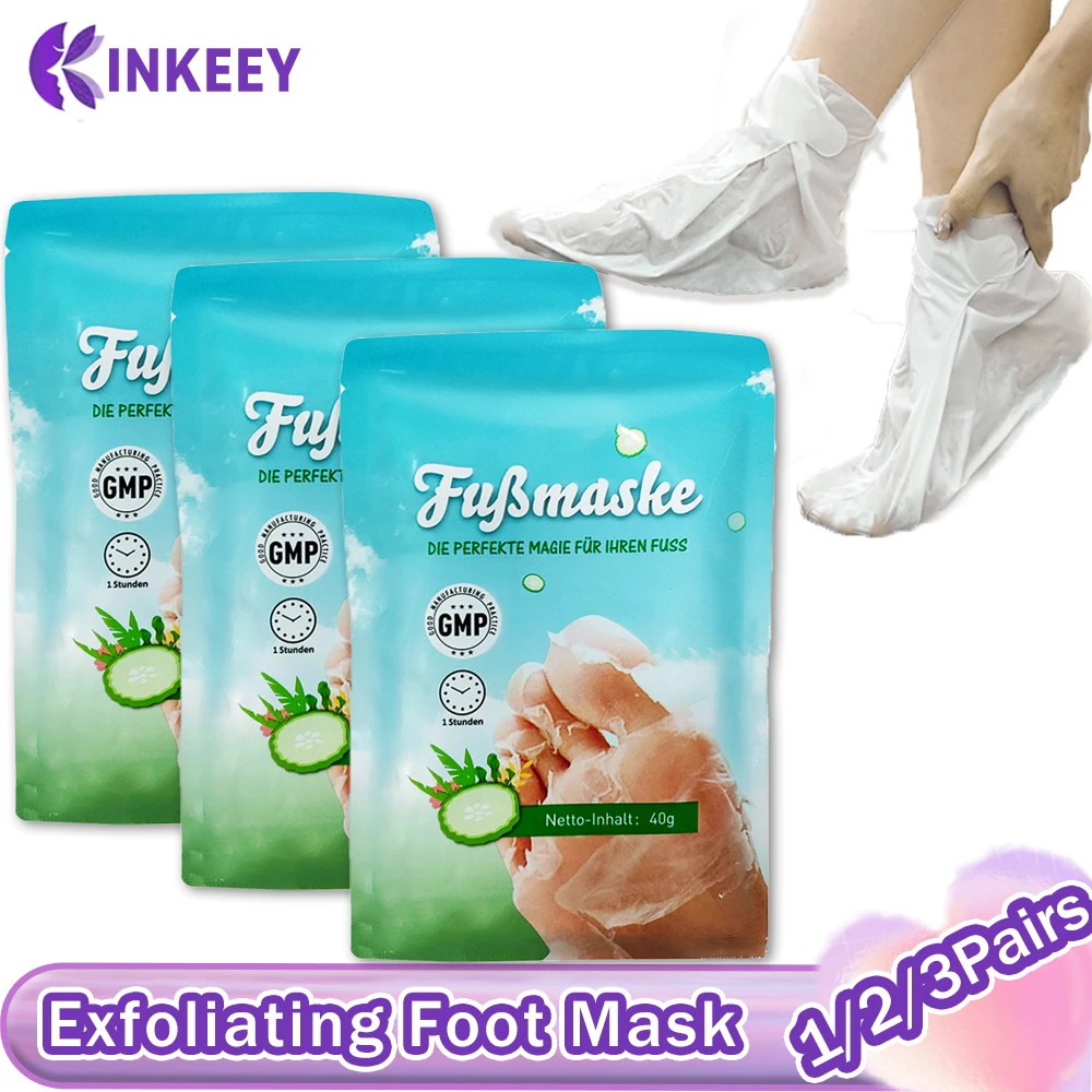 

1/2/3Pairs Exfoliating Foot Mask Foot Peel Mask Pedicure Socks Peeling Foot Dead Skin Remover Deeply Moisturizing Detox Foot Spa