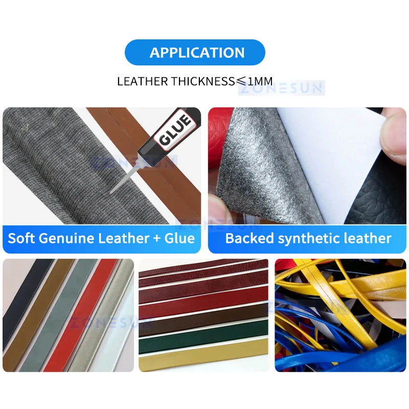 ZONESUN leather embossing machine Cold Pressing Machine Embossing Repeating  Pattern For Leather Belt Guitar Straps Logo stamping - AliExpress