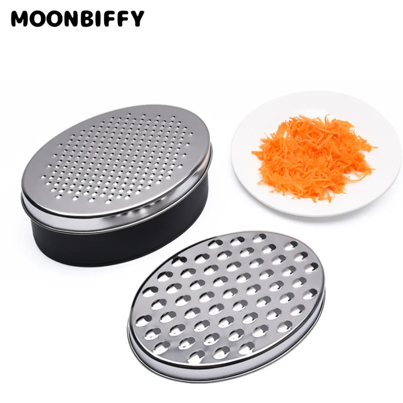 

Cheese Grater Ginger Zester with Storage Container and Brush Grinder Grater for Vegetables Box Graters Kitchen Gadgets