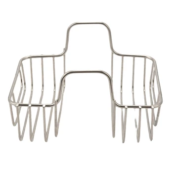 주방 가제트 이중 싱크 내부 행어 식기 세척기 스폰지 스틸 볼, 스테인레스 스틸 보관 랙, 과일 랙