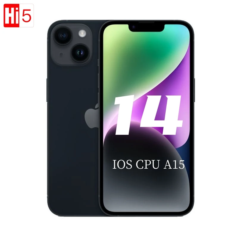 Apple Iphone 14 A15 6.1 "Dual Esim 6Gb Ram 128/256 /512Gb Rom Oled Face Id Nfc Iphoen14 5G Smart Phone Sbloccato Originale