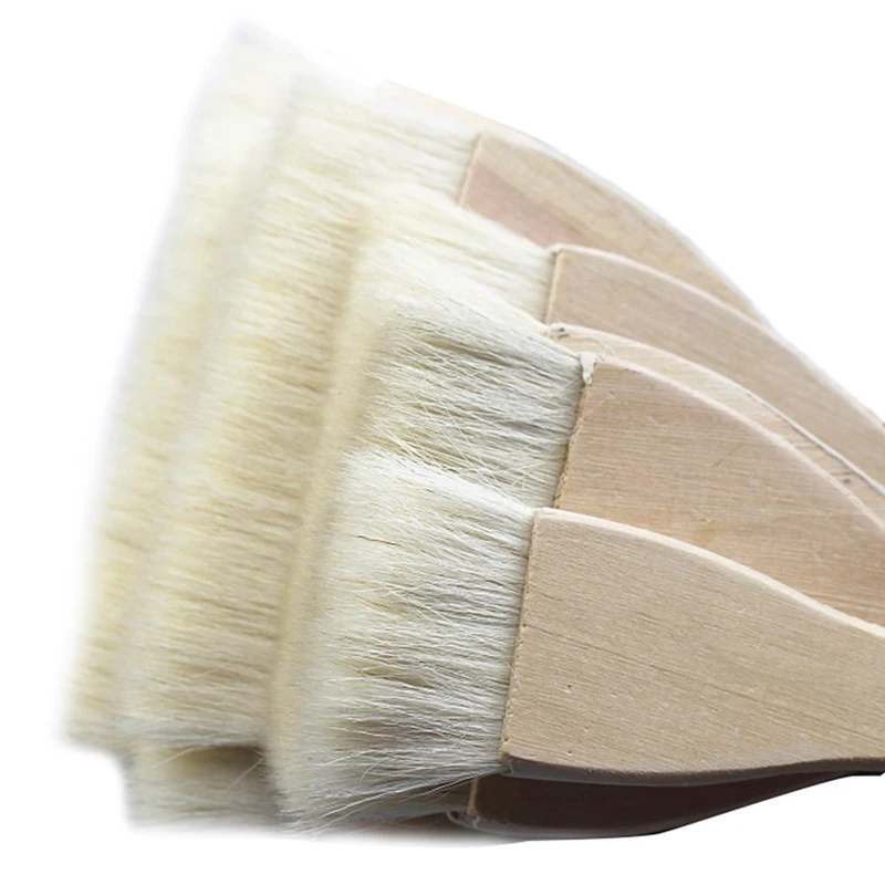 Pinceles de pintura de pelo de cabra de alta calidad, lijado suave para pared, pintura al óleo acrílica de acuarela, sum