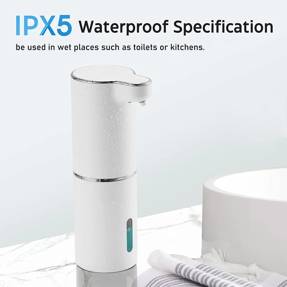 Dispensador automático de jabón de espuma sin contacto, dispositivo con  Sensor infrarrojo, recargable por USB, para lavadora inteligente de manos -  AliExpress