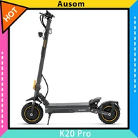 Trottinette électrique Ausom K20 Pro à double moteur, moteur 2800W max, batterie 48V 18Ah, pneus de 10 pouces, vitesse maximale de 60 km/h, autonomie de 90 km, frein à disque avant et arrière, déverrouillage NFC 1