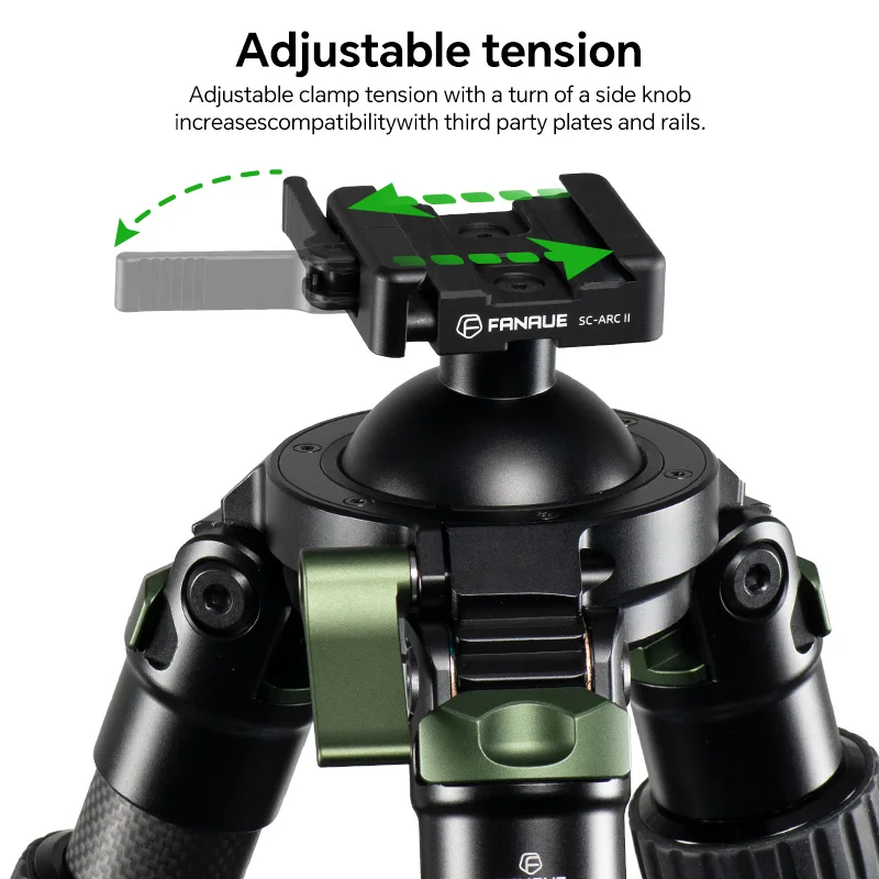 Hunting Tripod Rifle Rest Stand Carbon Fiber Hunting Tripod for Rifle Quick Release Clamp Compatibility Arca Swiss RRS Dovetail Picatinny