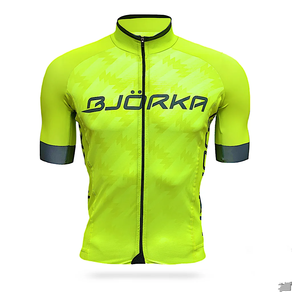 

BJORKA Cycling Mens Short Sleeve Jerseys Ciclismo Maillot Hombre Traje De Ciclista Bicycle Clothing Bike Tops Bicicleta Apparel