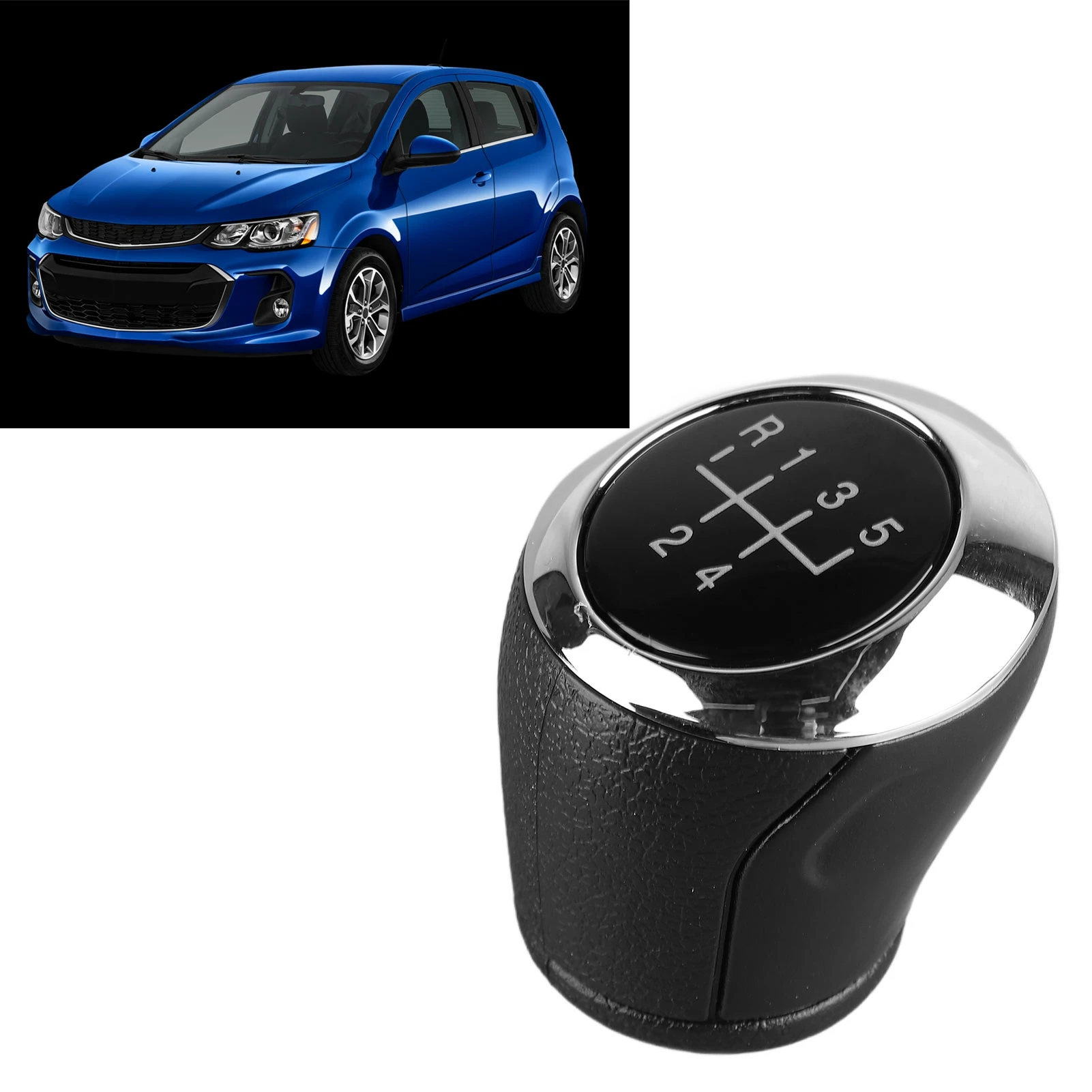 Speed Gear Shifter Head Wear Resistant Sensitive Gear Shifter Lever Knob Replacement for Aveo Sonic T