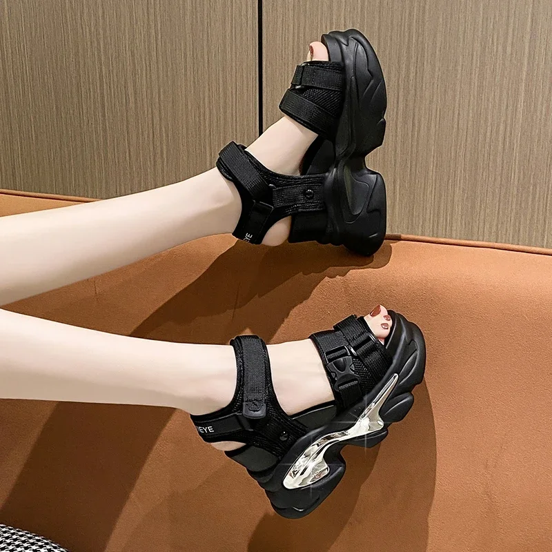 ウェッジヒール サンダル 厚底 オープントゥ 夏サンダル shop-manten_db055s1_5