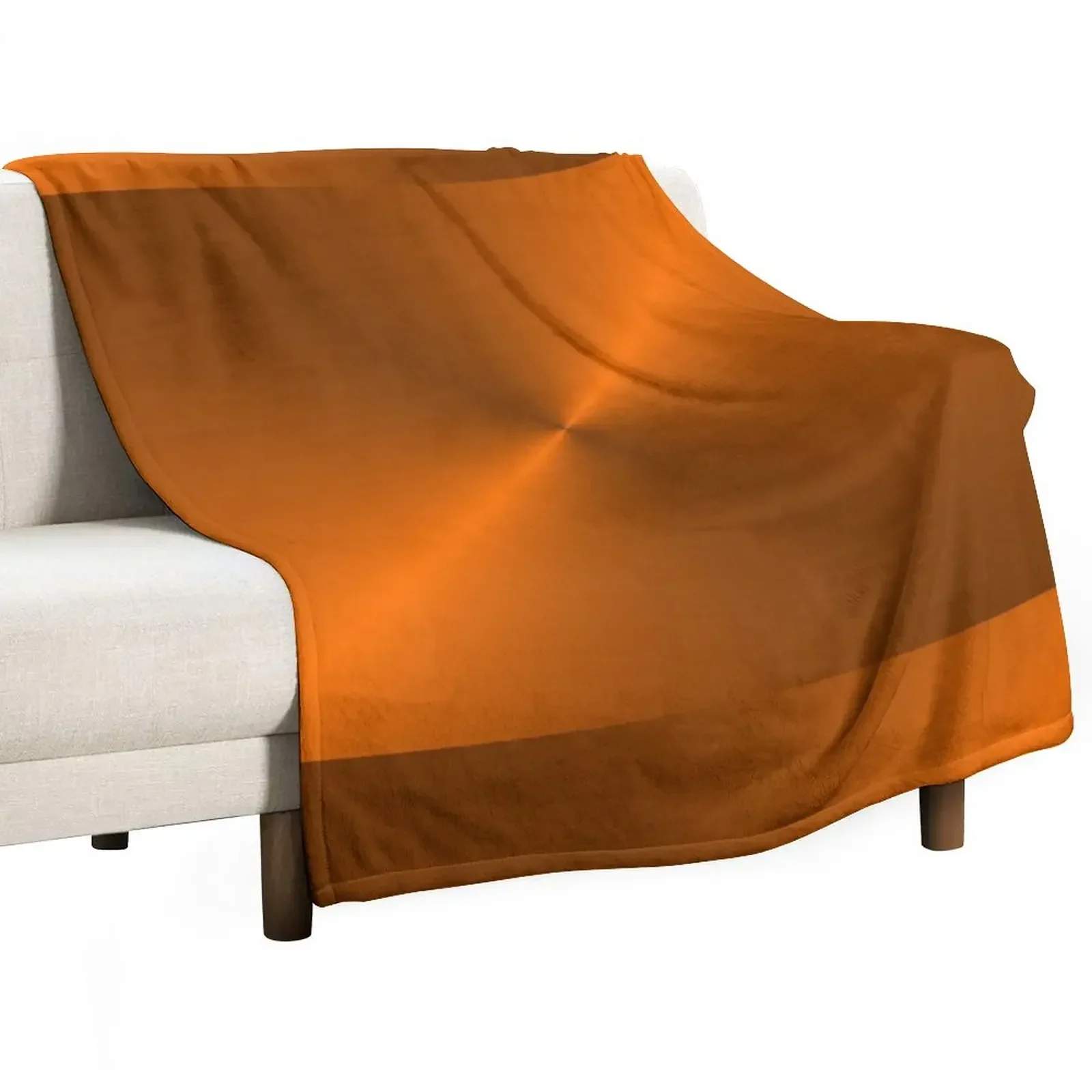 

Brushed Copper Illustration Throw Blanket funny gift Bed linens Soft Plaid Blankets