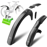 RBRL garde-boue de vélo élargi étendu Compatible avec 3 "largeur de pneu 26-29 garde-boue de vélo de montagne résistant aux éclaboussures à couverture complète 1