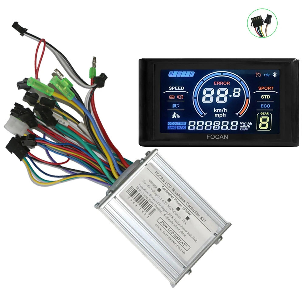 Écran LCD SW900 Pour Trottinette Électrique – 24V à 60V – 5 Broches (Neuf)