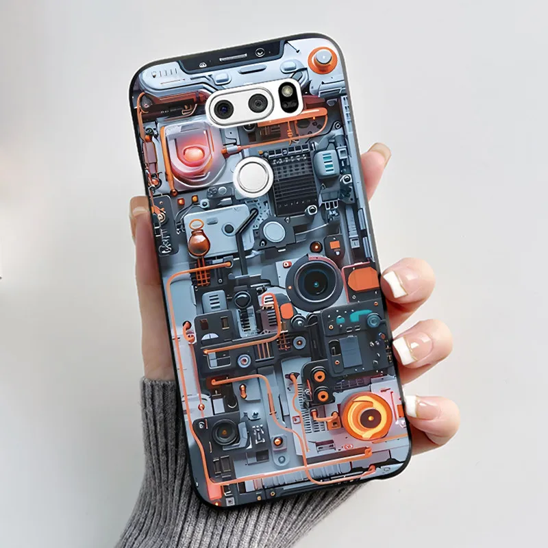 Luxury Aesthetic Black Silicon Case - Slim, Soft & Stylish Back Cover