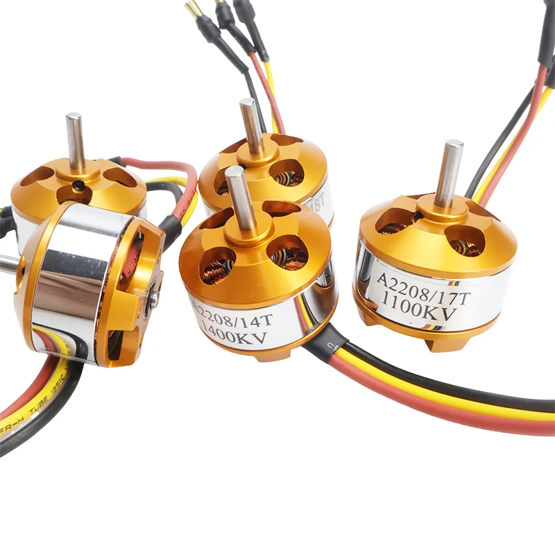 Moteur Brushless 2208 1000-2600KV pour Drone FPV Micro