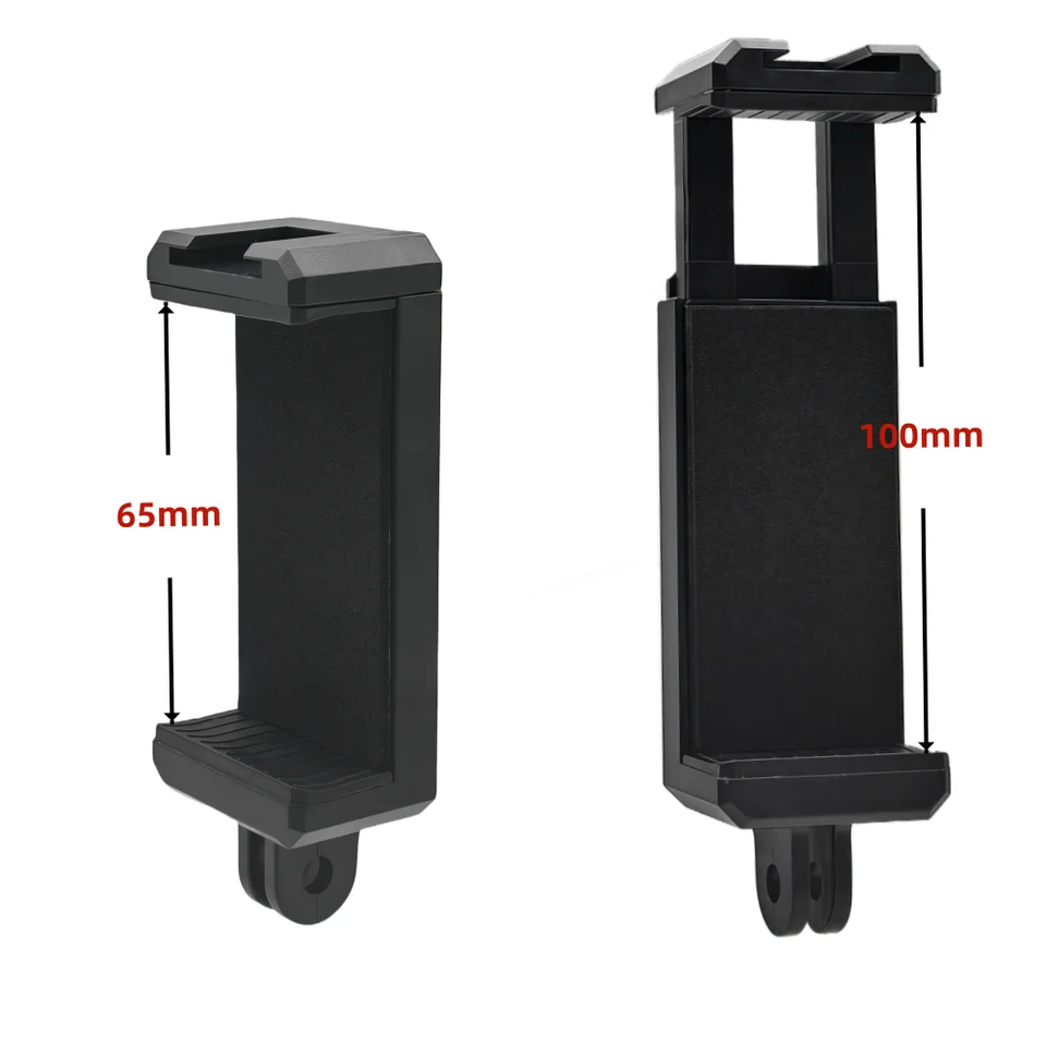 Phone Holder Clip Cold Shoe Mount Bracket Adapter for GoPro Smartphone Iphone Tripod 1/4 Inch Action Camera Accessories