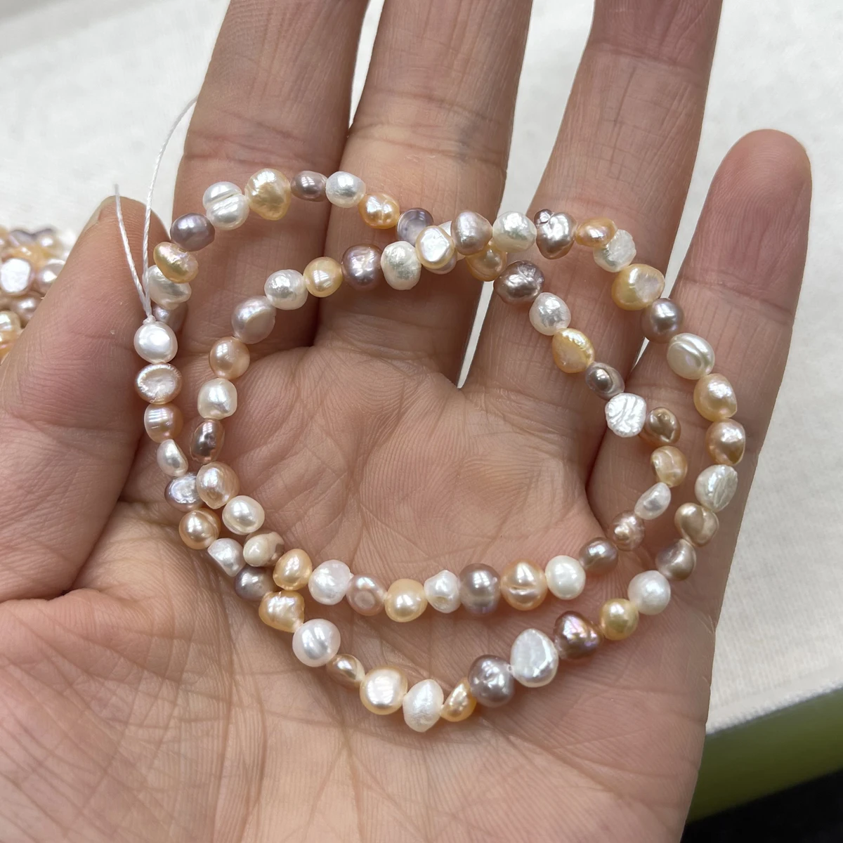 Natural Freshwater Irregular Baroque Pearl Beads for Jewelry Making and Handicrafts