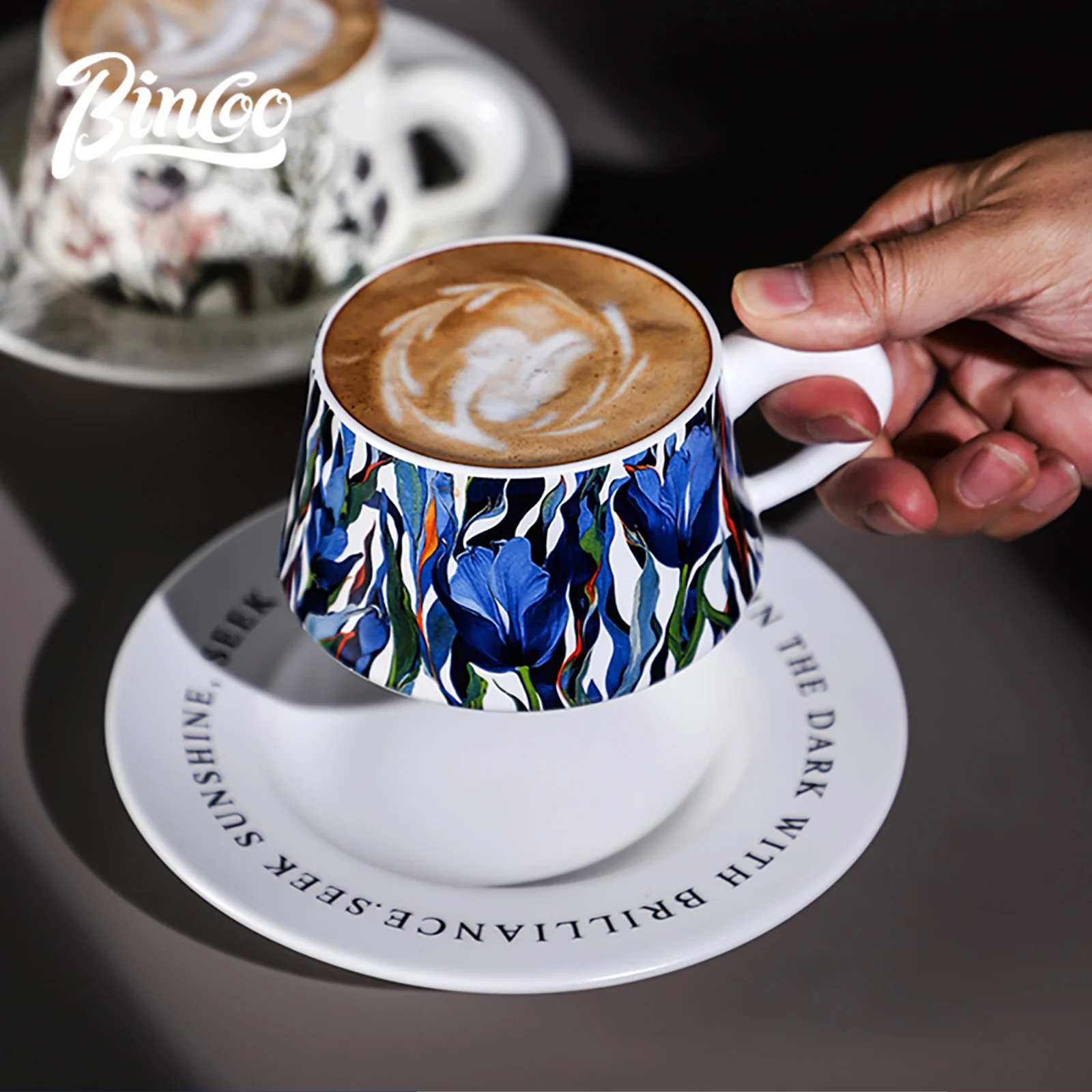 طقم قهوة سيراميك فاخر 260 مل