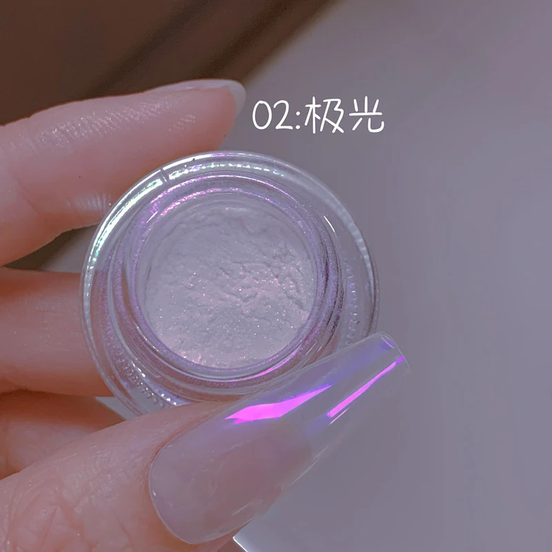 Ultra Bright Mirror Effect Crystal Nail Pigment Powder
