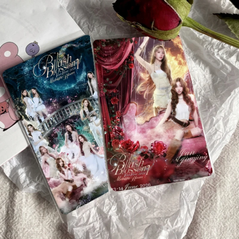 2PC/SET 중복 없는 타이 블러쉬 블라썸 콘서트 2026 Namtanfilm Milklove Emibonnie Viewmim 양면 3인치 8.4*5.6cm 프린트 카드