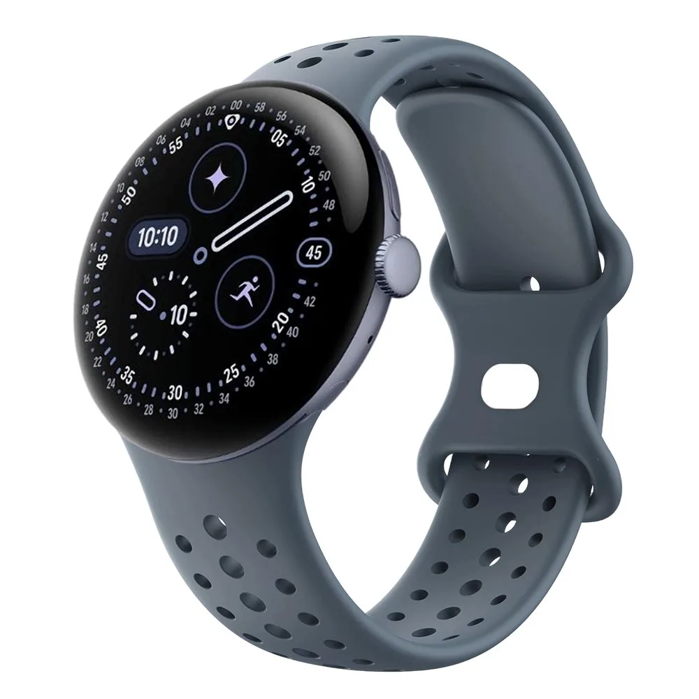 2pc Original Silicone Sports Replacement Strap for Smartwatch, 45mm/41mm