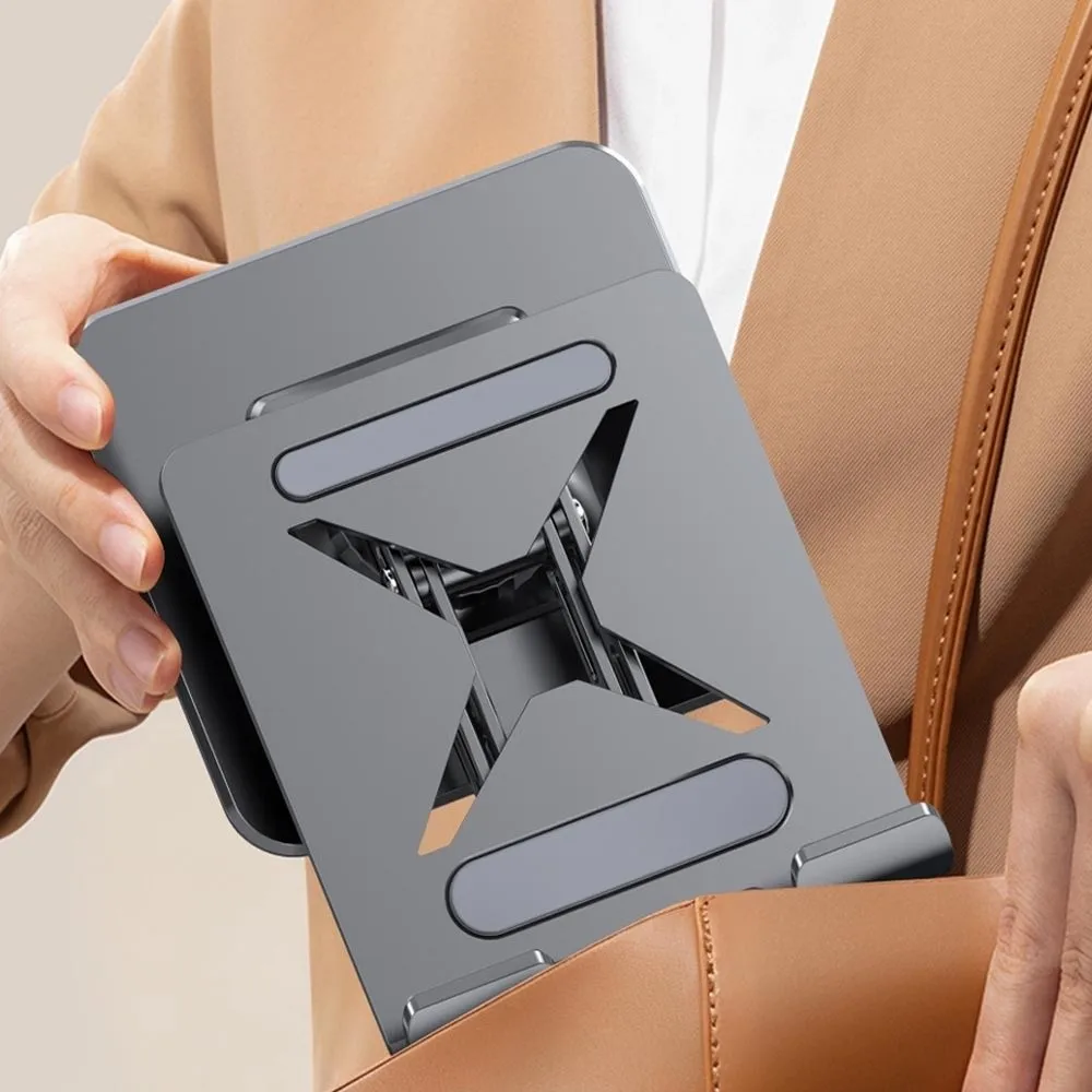 Rotatable Foldable Adjustable Tablet and Phone Stand with Anti-Slip Metal Frame