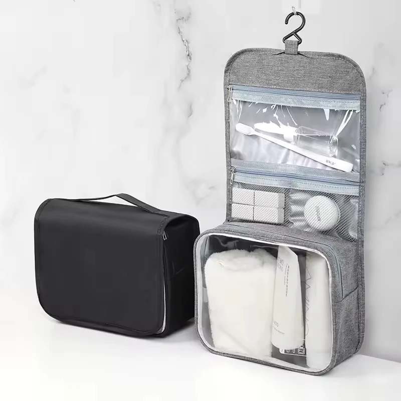 Women Travel Makeup Essentials With Hanging Hook Multifunction For Ladies