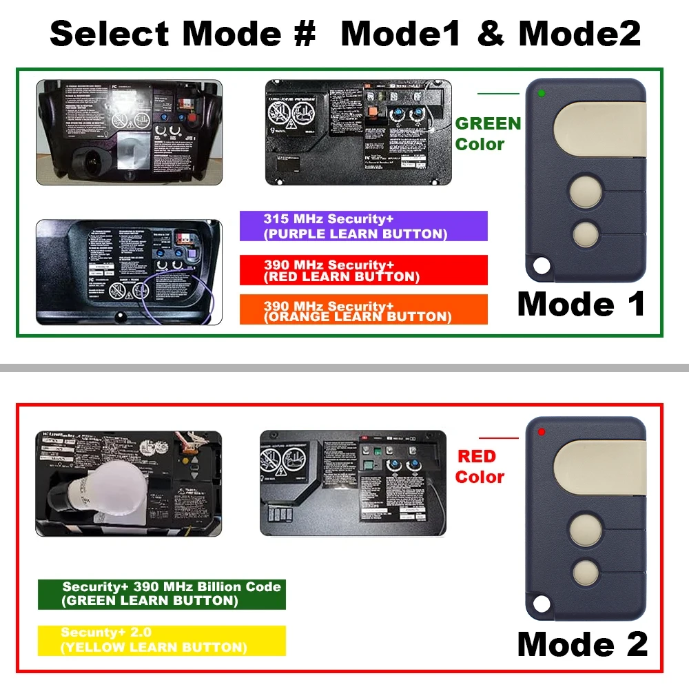 Chamberlain Liftmaster 893MAX Garage Door Opener Remote Control For 893LM 893Max 371LM 971LM 973LM easy to program 2