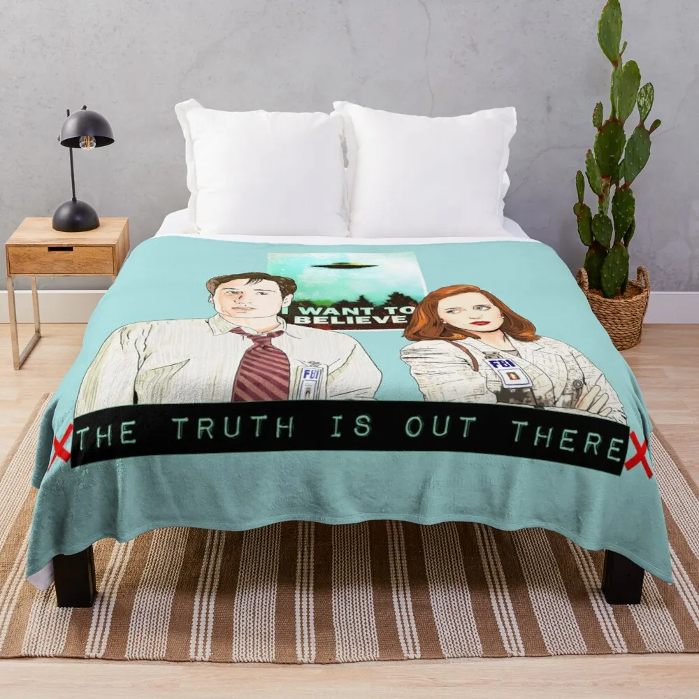 

The X files the truth is out there I want to believe by MimieThrow Blanket Queen Size