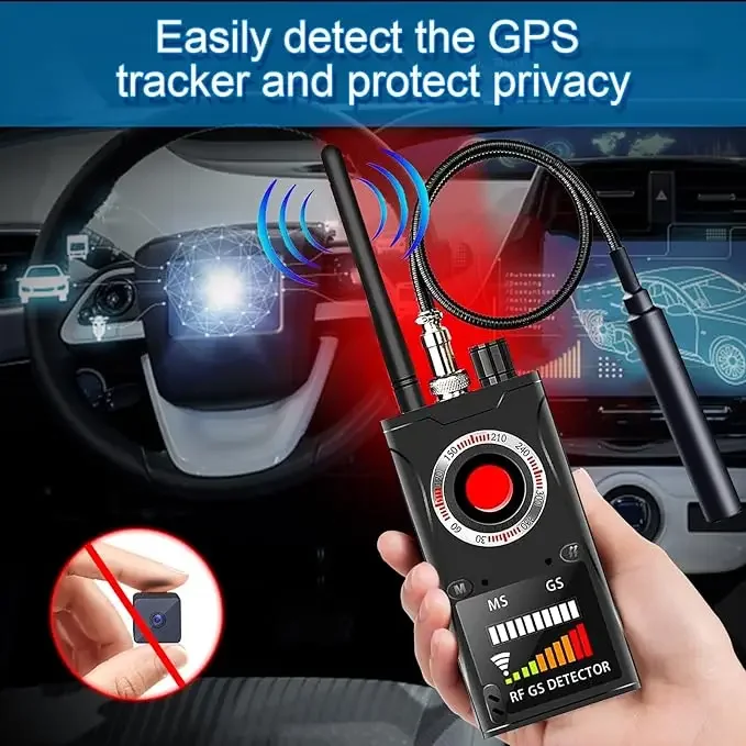 K18S Hidden Camera Finder, Tracker Detector, GPS Detector, Bug Hidden Camera GPS Tracker Finder