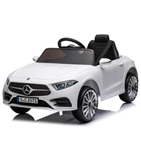 12V Kids Ride On Car w/ Parents Remote Control,Licensed Mercedes-Benz CLS 350 for Kids,Four Wheel Suspension,Power Display,Music 1