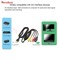 USB AV Recorder video audio capture box 1080p 30hz VHS TV DVD VCR Audio Capture Card Adapter RCA To USB Video Converter for Mac - Image 2