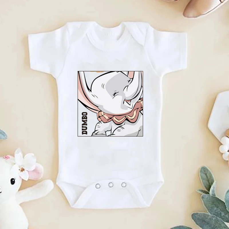 Disney Dumbo New Born Baby Items Summer Baby Boy Clothes Baby Girl
