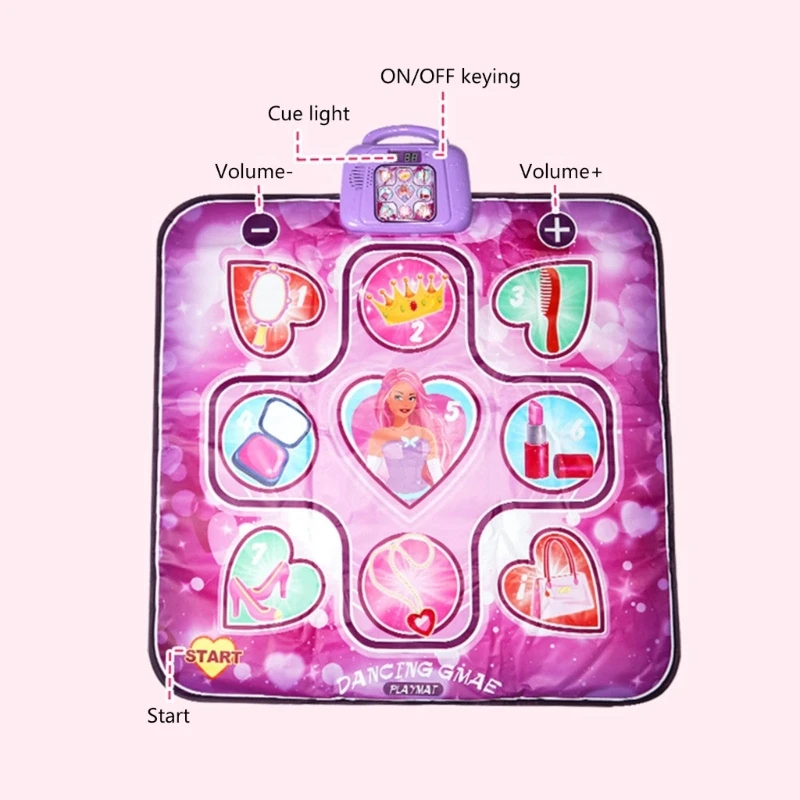 음악 매트 아이 놀이 카펫 깔개 춤 플레이 매트 댄스 담요 부모-자식 장난감