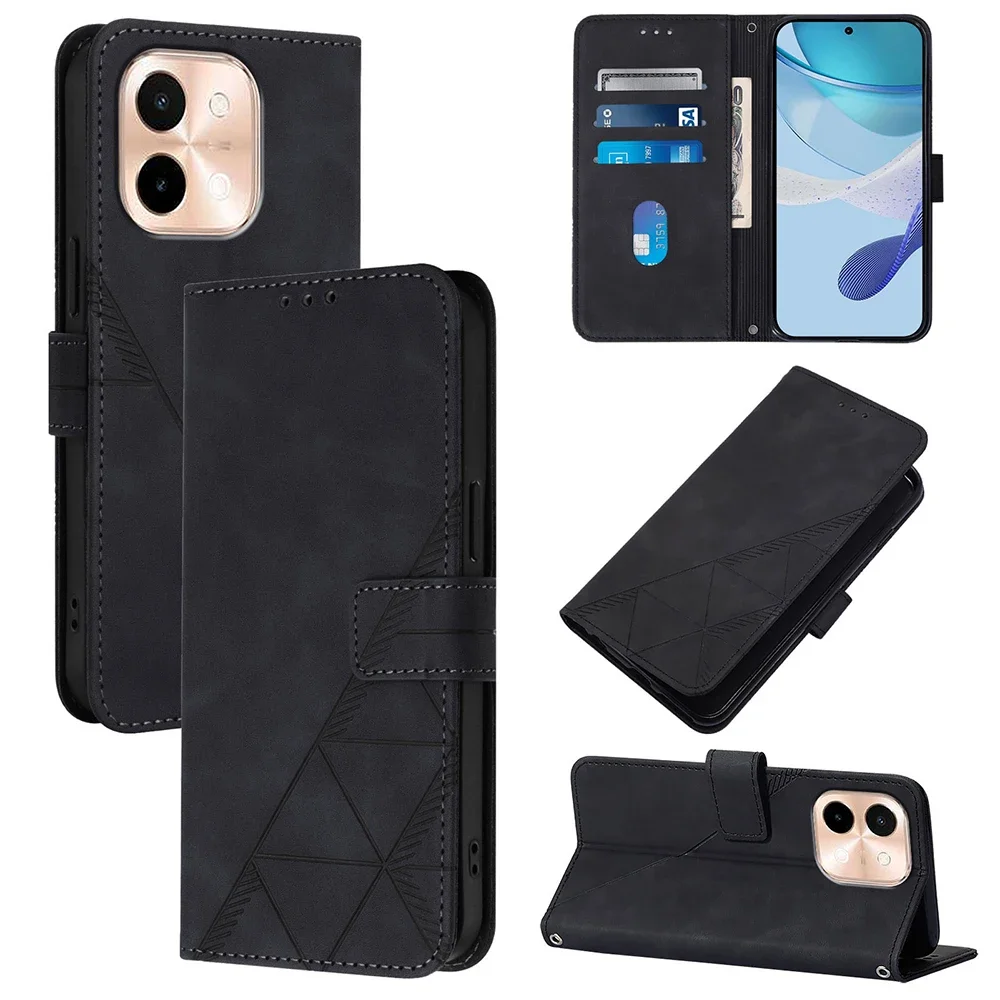 Elegant Leather Flip Wallet Phone Case