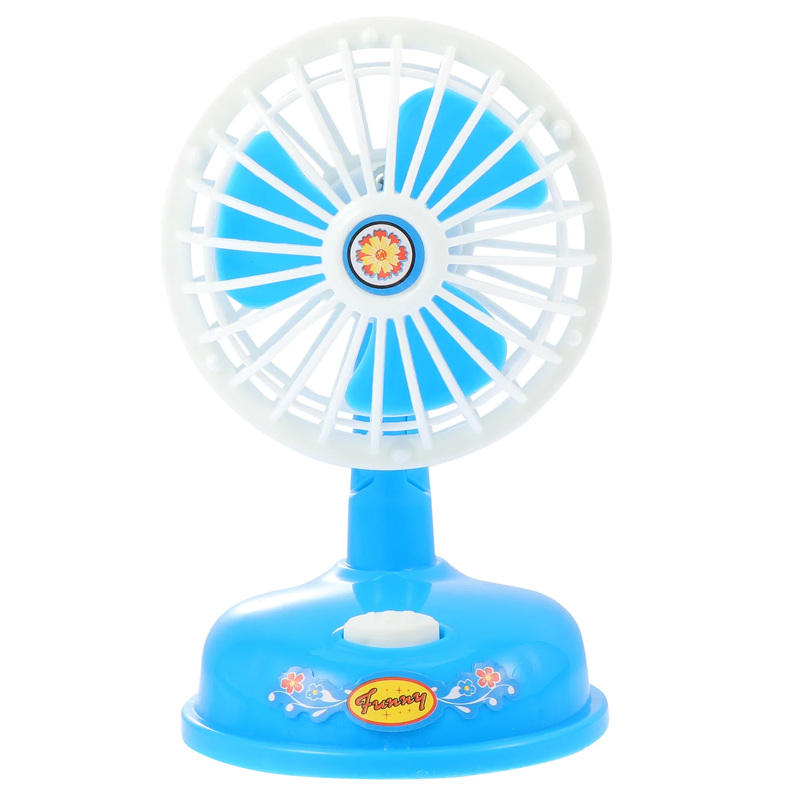 

Small Appliance Tiny Simulation Electric Fan Model Photo Prop Summer Cooling Fan Ornament for Landscape Decor