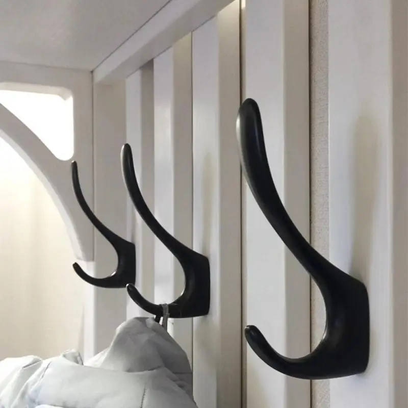 

Wall Hook Simple To Use Strong Bearing Capacity Hallway Hook Smooth Clothes Hook Accessories Hanger Wall-mounted Non-fading