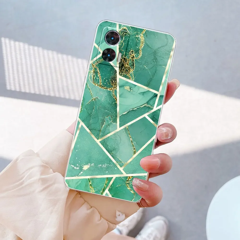 Silicone Soft Back Cover | Clear Bumper Coque for Motorola Edge 30 Series
