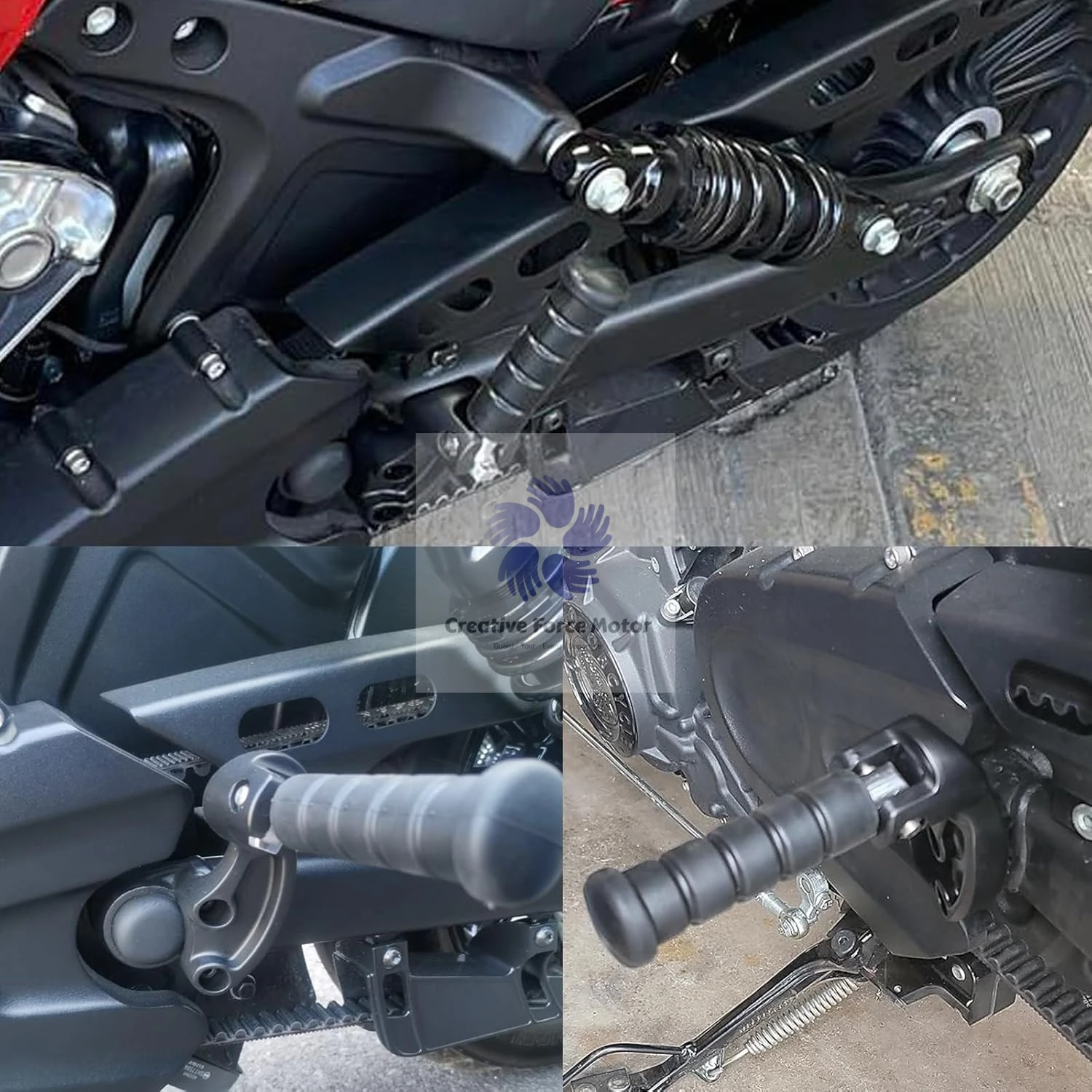 Motorcycle Foot Pegs Rear Passenger Footrest Mount bracket For Indian Scout 2015- Scout Bobber 18-24 Sixty 16-24 Rogue