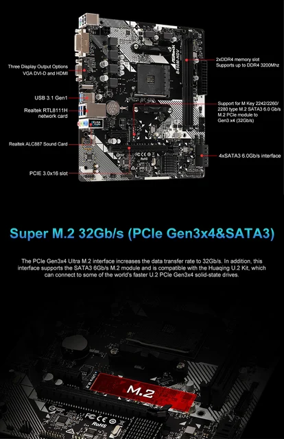 B450 Hdv R4 Asrock B450m Compatible Ram Galaxy Solusindo Toko